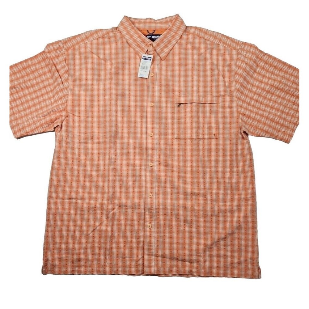 NWOT Reel Legends Men's Vented Button‎ Down Fishing Shirt Size XXL